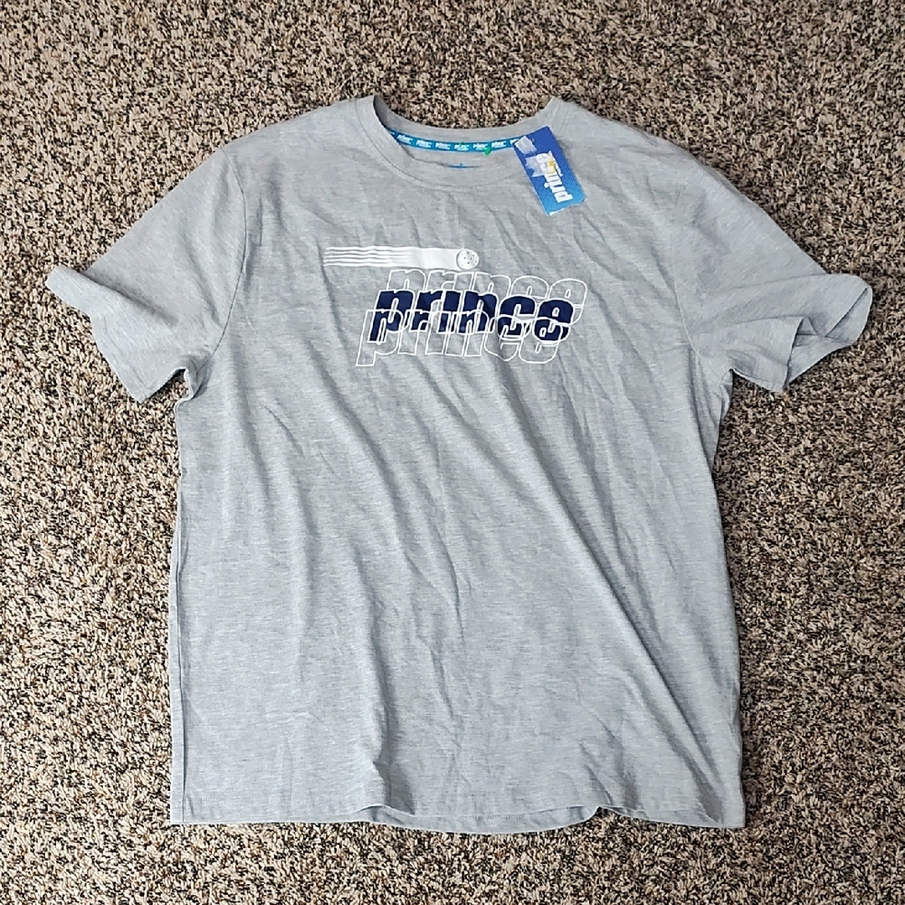 Prince | Light Gray Short Sleeve Men's Tee